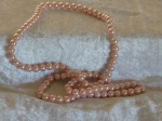 Glass Beads 8mm Approx. 110 Light Rose